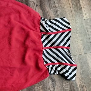 Rue21 red strapless dress